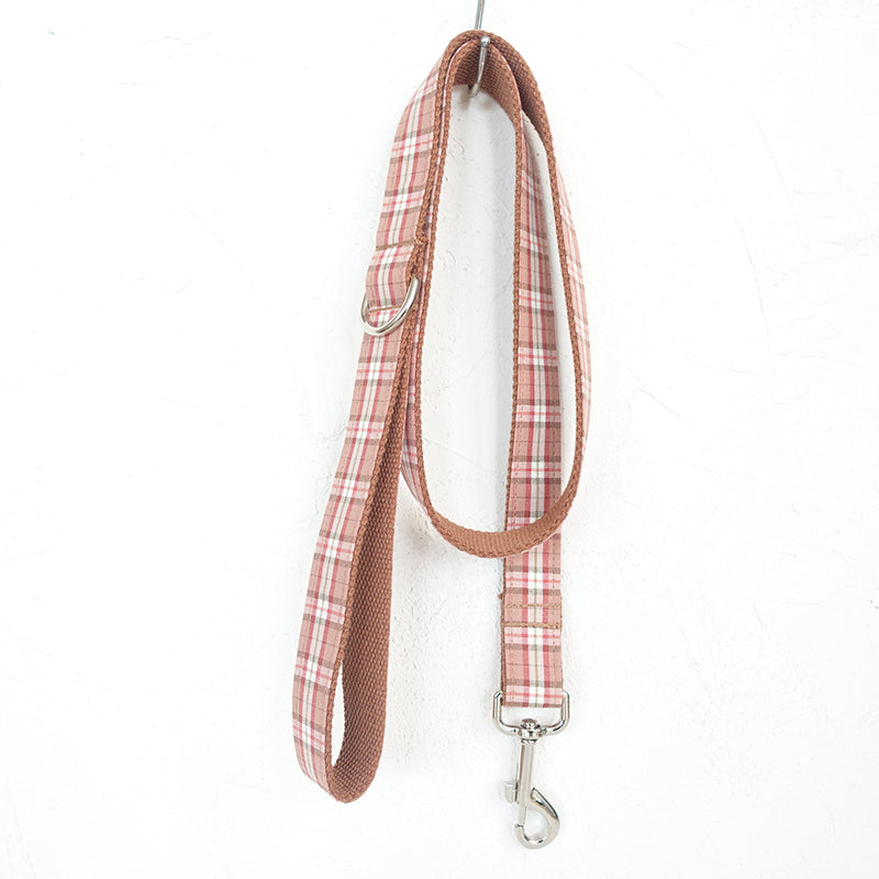 Pink Cotton Dog Leash Heavy Duty