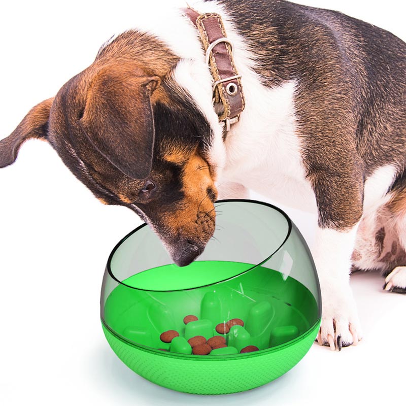 Slow Feeder Dog Bowl, Anti-choking Non-slip Dog Puzzle Food Bowl, Dog  Turnable Maze Feeding Basin - Temu